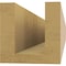 Ekena Millwork 4in. W x 4in. H x 36in. L Block Woodgrain TimberThane Rafter Tail, Primed Tan RFTUR04X04X36BLKRCPR - alternate 5